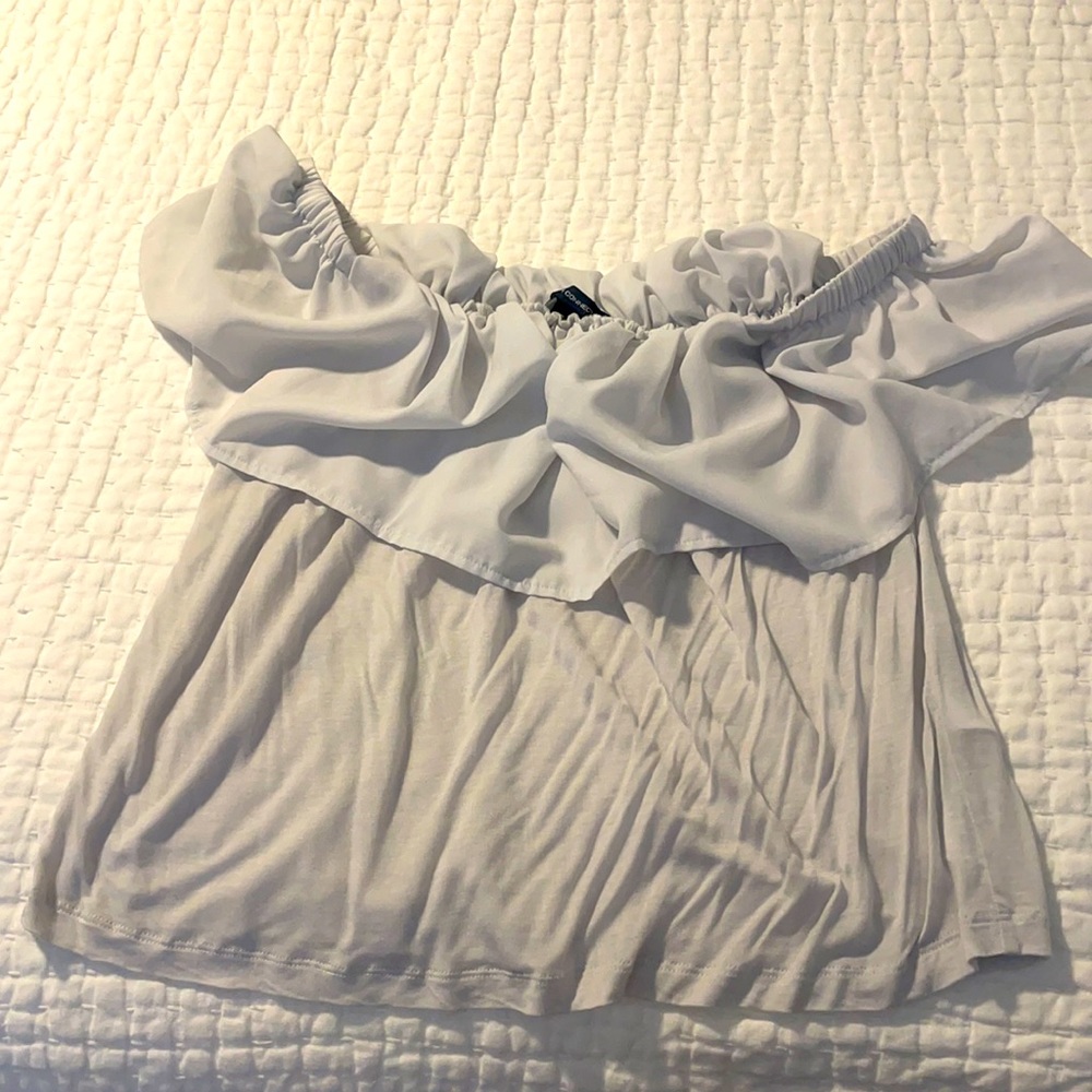 French connection off the shoulder top, S